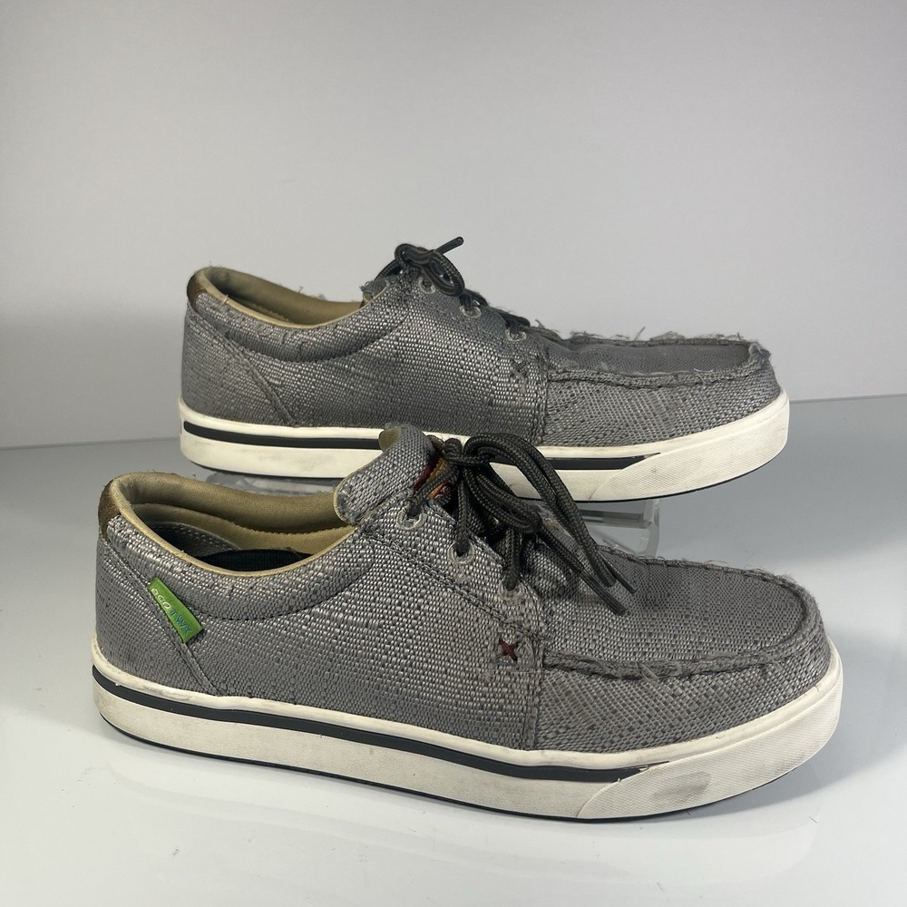 Men's 7.5 M - Twisted X Work Kicks Light Grey MCAN003‎ Nano Safety Toe Shoes